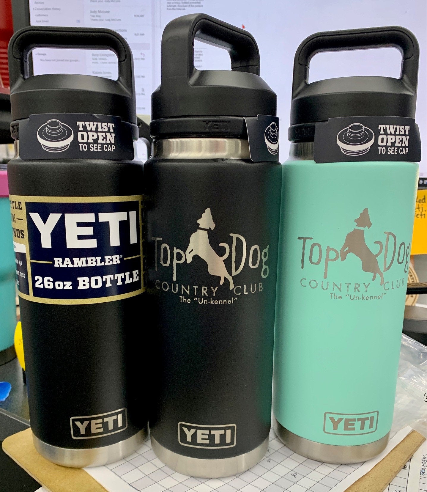 26oz Yeti Chug Bottle, Yeti Water Bottle Personalized