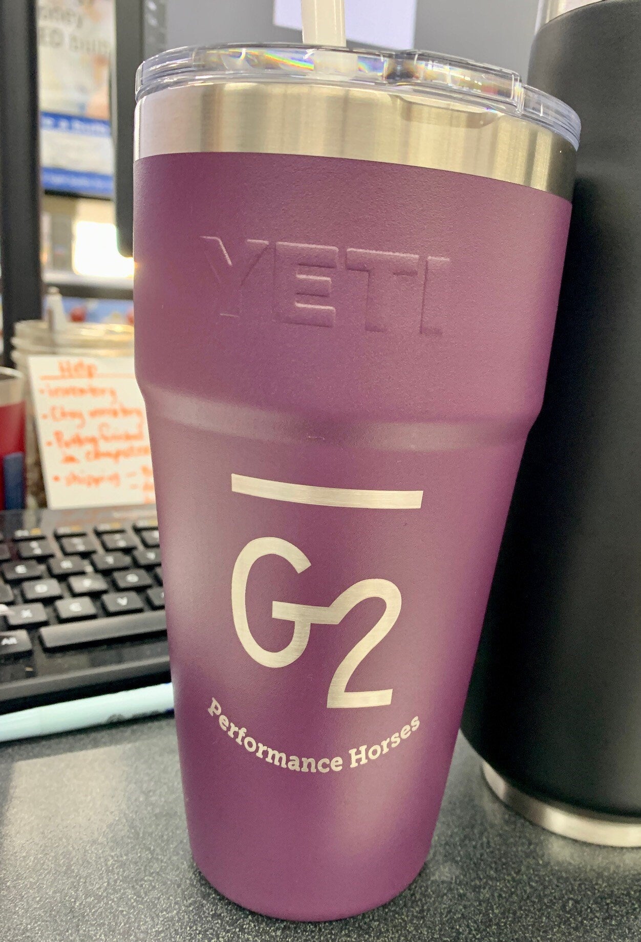 26oz Yeti with Straw , Yeti Rambler Personalized, Yeti with straw personalized