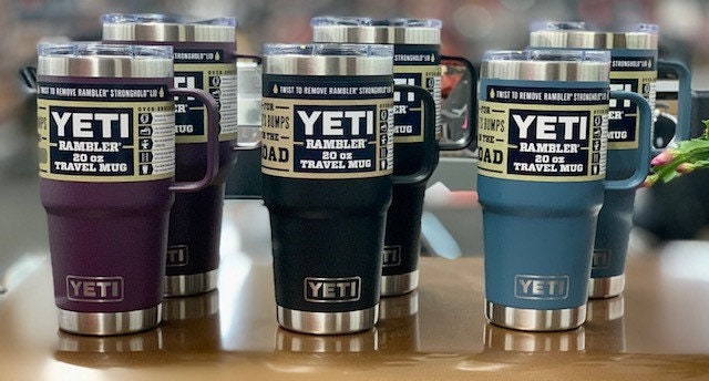 20oz Yeti w/ Handle Travel Mug Engraved, Yeti with Handle Personalized