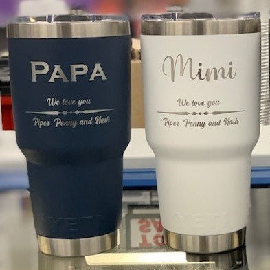 30oz Yeti Tumbler Personalized