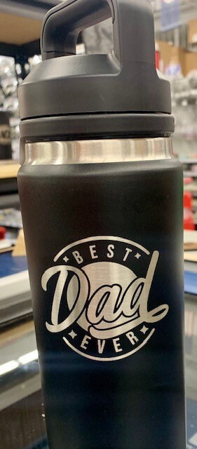 36oz Custom Engraved Yeti Chug Bottle