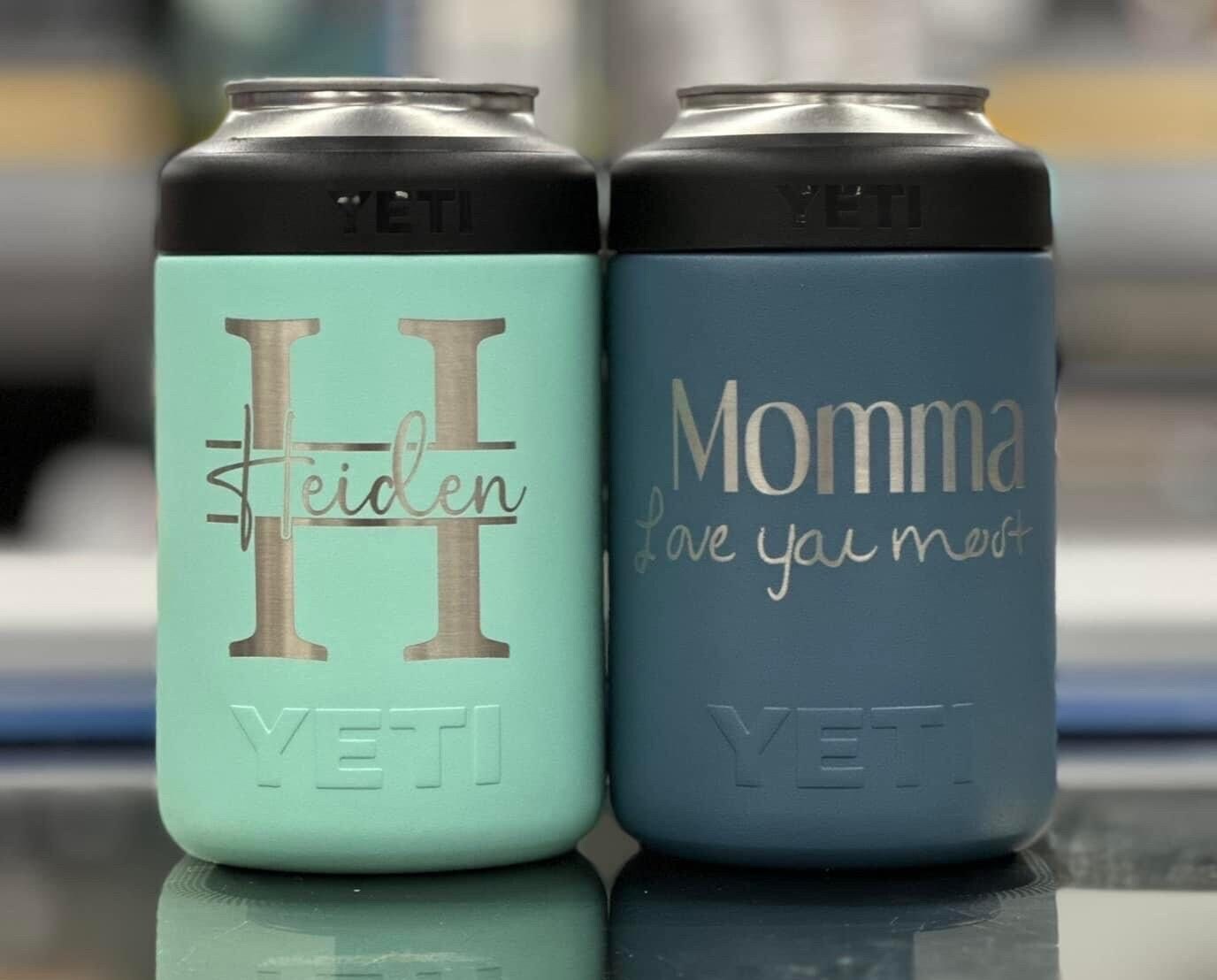 Yeti Colster 12oz Can Insulator engraved customized