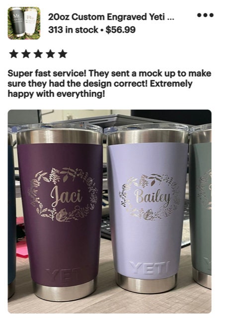 10 oz Yeti Tumbler Personalized