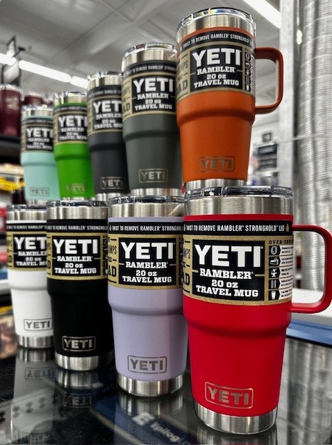 20oz Yeti w/ Handle Travel Mug Engraved, Yeti with Handle Personalized