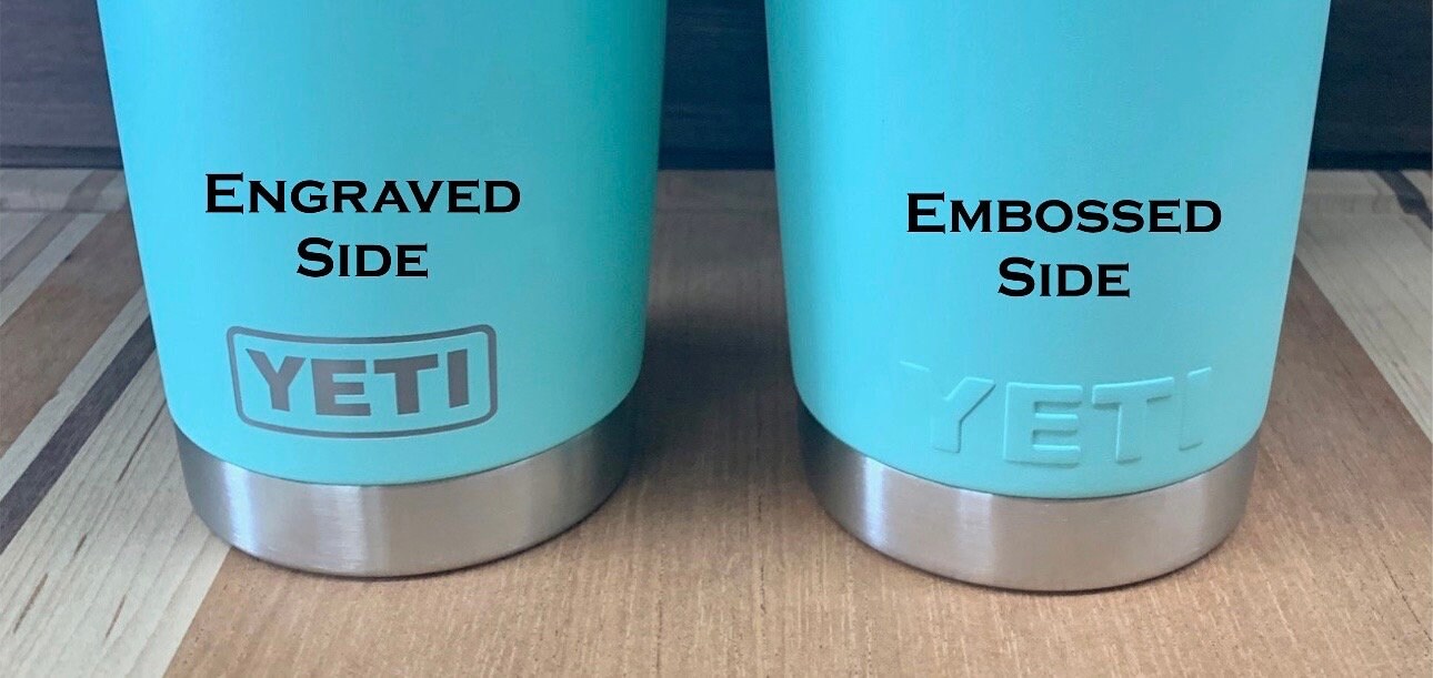 Yeti Tall can Colster engraved