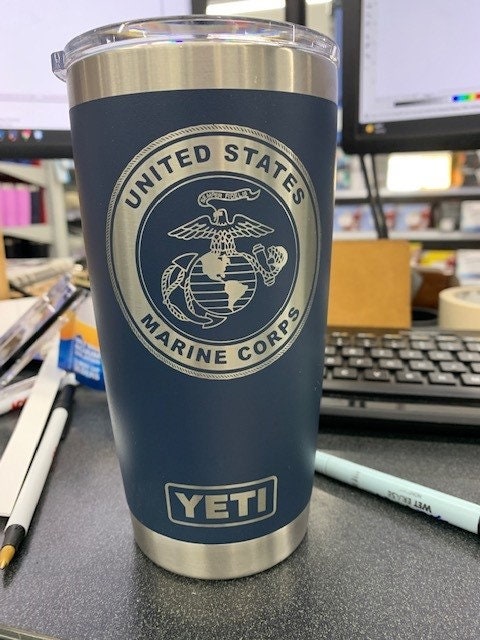 20oz Custom Engraved Yeti Rambler, Yeti Tumbler Personalized