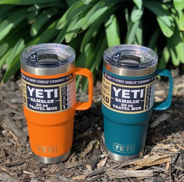 20oz Yeti w/ Handle Travel Mug Engraved, Yeti with Handle Personalized