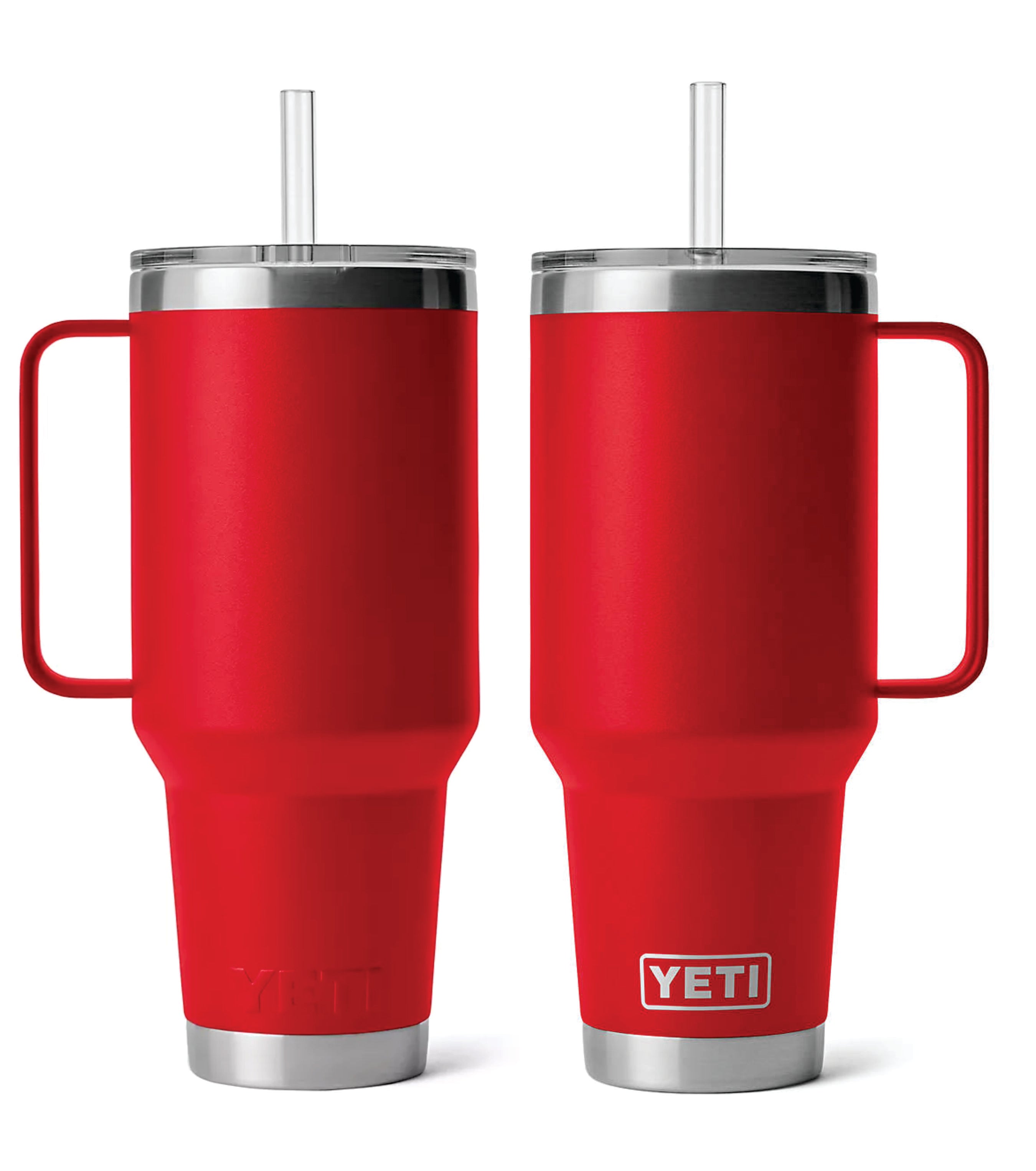 Yeti 42oz Rambler with Straw Lid – Oklahoma Engraving